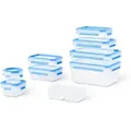emsa Vorratsdose Clip & Close 9tlg. Kunststoff Blau