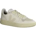 Veja V-10 Damensneaker, Leder/Textil, Pure/Calcaire nachhaltig produziert - Damenschuhe Top Trends, Weiß, leder/textil  - Beige - 37