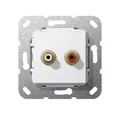 Gira Cinch Audio Gender Changer 563103 Kommunikationstechnik Cinch