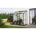 VITAVIA Anlehngewächshaus, BxHxL: 25,5 x 222 x 131,5 cm - schwarz