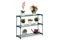 relaxdays Blumenständer Pflanzenregal mit 3 Ablagen