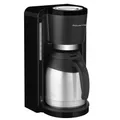 Rowenta Edelstahl Thermo Kaffeemaschine CT 3818 schwarz.