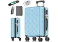 KESSER® Reisekoffer Koffer ABS Hartschalenkoffer mit Zahlenschloss, Kofferwaage & Reisebrieftasche 360° Rollen Koffer für Business & Reise Trolley