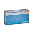 ARNOMED Nitril White Einmalhandschuhe, puderfrei, weiß 301-L , 1 Packung = 100 Stück, Größe L