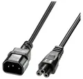 Lindy LINDY Strom Anschlusskabel [1x IEC-Stecker - 1x IEC-Stecker] 2 m Schwa Stromkabel, (200.00 cm)