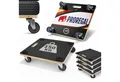 PROREGAL® Transportroller MegaDeal Profi Möbelroller Rollbrett Transporthilfe Rollwagen HERCULES, (4-St), Stabile Transporthilfe Rollbrett Möbelroller Möbel-Transport Rollwagen
