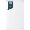 homeX CFB1181E Einbaukühlschrank mit Gefrierfach, 88cm Nische - 118 Liter, Schlepptürtechnik, LED-Beleuchtung, 37 dB - Weiß