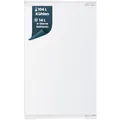 homeX CFB1181E Einbaukühlschrank mit Gefrierfach, 88cm Nische - 118 Liter, Schlepptürtechnik, LED-Beleuchtung, leise 37 dB, Türanschlag wechselbar, 4-Sterne Gefrieren, Einbau Kühlschrank