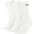 Puma 3P Sport Crew Socks Weiß Gr 43/46