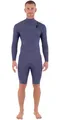 Hurley 2026 Herren Air 3/2 mm lange Ärmel Brustreißverschluss Shorty – Destroyer