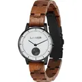 LAiMER Uhr Petra 0208 Nussholz, Edelstahl - Schwarz