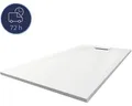 Duschwanne BREUER Lite-Line Express Q72 80 x 140 x 2.6 cm weiß strukturiert matt