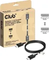 Club 3D DisplayPort 2.1 Bi-Directional VESA DP80 Certified Cable 4K240Hz 8K60Hz or 10K60Hz Kabel Digital/Display/Video 1,6 m (CAC-1092)