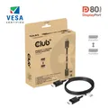 CAC-1092 Club 3D DisplayPort-Kabel 2.1 DP80 1.6m 10K/8K/4K St/St retail Kabe ~D~