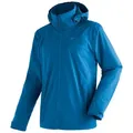 Maier Sports Regenjacke Metor rec M Herren Jacke mit Kapuze, Windjacke wasserdicht atmungsaktiv, Reg. Fit blau 6XL (66)