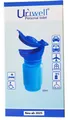 MEDUP Campingtoilette Uriwell Notfalltoilette Urinal Reisetoilette Miniurinal Taschenklo PET, (Paarset 2Stück unisex oder 1 Stück, 2-St., Farbe blau Kunststoff für Sie und Ihn unisex Reiseset), ausziehbar 800ml Füllvermögen wiederverwendbar faltbar waschbar