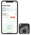 musegear Schlüsselfinder Recharge - schwarz I aufladbar I mit Bluetooth App aus Deutschland I Maximaler Datenschutz I Für iOS & Android I Schlüssel Finden