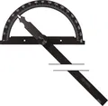 Winkelmesser Gradbogen-Ø 120 mm Schenkellänge 150 mm TECWERK