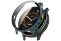 Wigento Smartwatch-Hülle Für Garmin Venu 3 Watch Gehäuse mit integriertem Schutz Hart Glas Grün