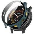 Für Garmin Venu 3 PC Watch Gehäuse Case mit integriertem Schutz Hart Glas Grün