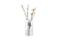 PHILIPPI Dekovase Giardino, Modernes Glasdesign mit farbigen Akzenten, mehrfarbig, 10 x 10 x 20cm