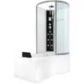 AcquaVapore Kombination Badewanne Dusche K50-L01-EC Duschtempel 170x100 cm