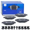 ATE BREMSBELÄGE passend für TOYOTA AYGO B1 B4 CITROËN C1 PA PS PM PN P