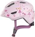 ABUS Fahrradhelm Abus Kinderhelm Smiley 3.0 rose princess M 50 bis 55cm