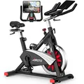 JOROTO Ergometer Heimtrainer X2PRO Bluetooth Hometrainer Fahrrad, Indoor Cycling Bike Speedbike mit Kraftvoller Magnetbremse & Riemenantrieb - ca. 160kg Belastbar