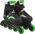 Best Sporting Inline Skates Größe verstellbar, ABEC 5 Carbon grün