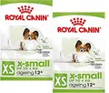 2 x 1,5 kg Royal Canin X-Small Ageing 12+ XS (€ 13,98/kg) für sehr kleine Hunde