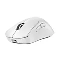 Logitech G PRO X SUPERLIGHT 2 DEX kabellose Gaming-Maus, 60 g Pro-Grade-Maus für Rechtshänder mit 5 programmierbaren Tasten, USB-C-Ladefunktion, 44K DPI-Sensor, bis zu 8 kHz Polling für PC/Mac - Weiß