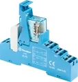 FIN 48.P8.7 24V - Koppelrelais Push-In, 2 CO, 10 A, 24 V DC sensitiv