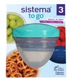 sistema Aufbewahrungsbox Sistema Snack´n Nest 3er Pack (3 St)