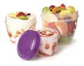 Sistema Aufbewahrungsdosen Snack'n'Nest 3er-Set, Kunststoff, Mehrfarbig, 150 ml,