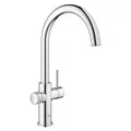 Grohe Küchenarmatur mit Filterfunktion und kochend heisses Wasser GROHE Red Duo chrom glänzend 30083001 (30083001)