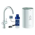 Grohe Red Duo Einhand-Spültischarmatur Set, Ausladung 224mm, C-Auslauf, mit