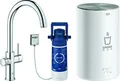 GROHE Armatur und Boiler GROHE Red Duo 30083_1 M-Size C-Auslauf chrom 30083001