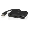 Nedis USB-Hub | 1x USB-C | 1x USB A / 1x USB-C | 4-Port port(s) | USB 2.0 | Stromversorgung über U (USB-C, 4 Ports) (CCGB64780BK01)