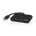 Nedis USB-Hub - 1x USB-C - 1x USB A / 1x USB-C - 4-Port Port(s) - USB 2.0 - Stromversorgung über USB - SD & MicroSD