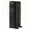 PELONIS PHOENIX 1500W Ölradiator Heizkörper Energiesparend, Elektrische Heizung mit 7 Rippen, Verstellbares Thermostat, Kippschutz & Überhitzung... - Schwarz
