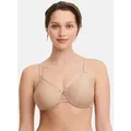 Chantelle Minimizer-BH Magnifique (1-tlg) Minimizer-BH - Blickdicht - Bügel BH mit gemoldeten Cups beige|braun 70