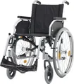 Leichtgewichtrollstuhl Pyro Start Duo-Armlehnen, PU, silber>>>>SB 43 cm