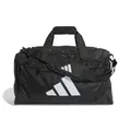 adidas Unisex Training Defender Duffle Bag Small Duffel Bag, Black/White, One Size