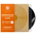25x 7 Zoll Schallplatten Innenhüllen | Audiophile Vinylhüllen für Singles | a...