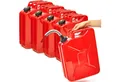 BW Benzinkanister Metall 20 L mit Schraubverschluss mit Ausgießer (mit Ausgießer, Made in Europe), TÜV-geprüft und UN-Zulassung
