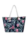 DonDon Strandtasche Shopper Schultertasche Beach Style (2-tlg), Große Strandtasche, mit Reißverschluss, tolle Motive