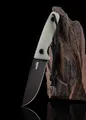 Schnitzel Tri Jade Messer Outdoormesser 14C28N Stahl Kydexscheide Feuerstarter