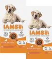 (€3,87/kg) IAMS Senior Large mit Huhn Hundefutter L Dog Trockenfutter 2 x 12 kg