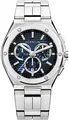 Michel Herbelin Herren Analog Quarz Uhr mit Edelstahl Armband 37645B15